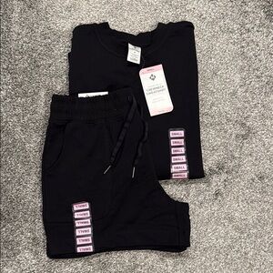 Sweatshirt and Shorts Set